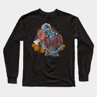 Halloween poleaxe Long Sleeve T-Shirt